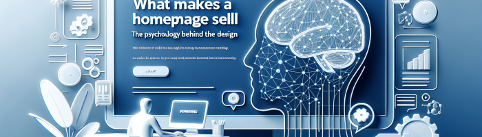 Ce face un homepage să vândă — psihologia din spatele designului