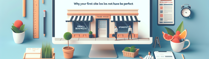 Ghid pentru afaceri mici: de ce primul tău site nu trebuie să fie perfect